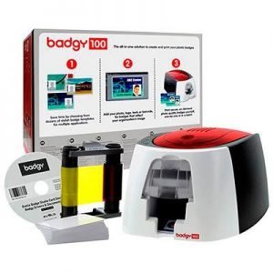 Impressora de cartões PVC Evolis BADGY 200 com software para impressão