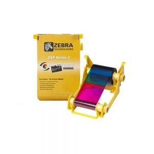 Ribbon color YMCKO para impressoras Zebra Zxp3. 280 impressões PN 800033-340 Original