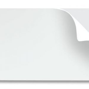 Cartão PVC adesivado próprio para impressão de um lado. Espessura 0,76mm